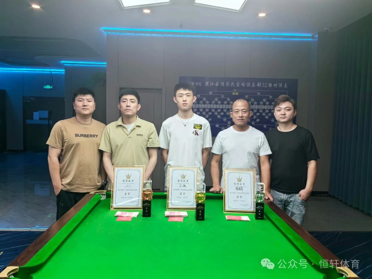 捷报 | 祝贺LP球员 丁旭 荣获滨江福泰广场乔氏云顶杯 冠军